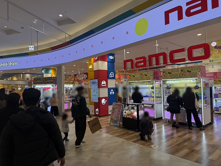 namcoイオンレイクタウン店 入口
